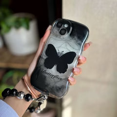 Premium Black Butterflies Chubby Case