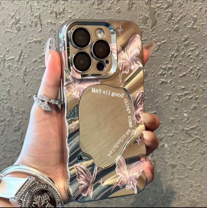 Butterfly Mirror Premium Case for iPhone
